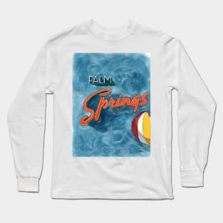 Palm Springs Pool Fun Long Sleeve T-Shirt